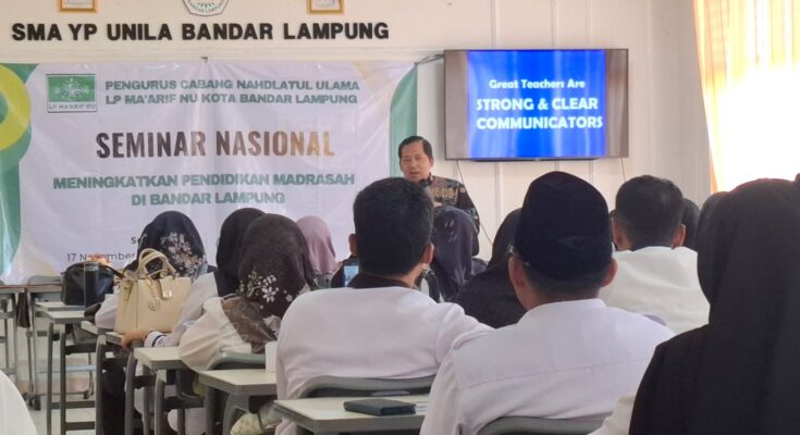 Seminar "Be Great Teacher" oleh LP Maarif Bandar Lampung